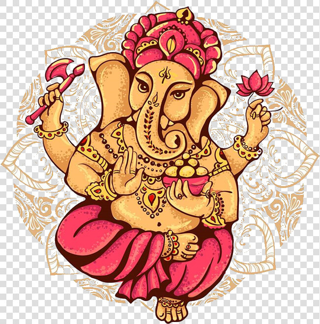 Lord Ganesh   Png Download   God Ganesha Illustration  Transparent PngTransparent PNG