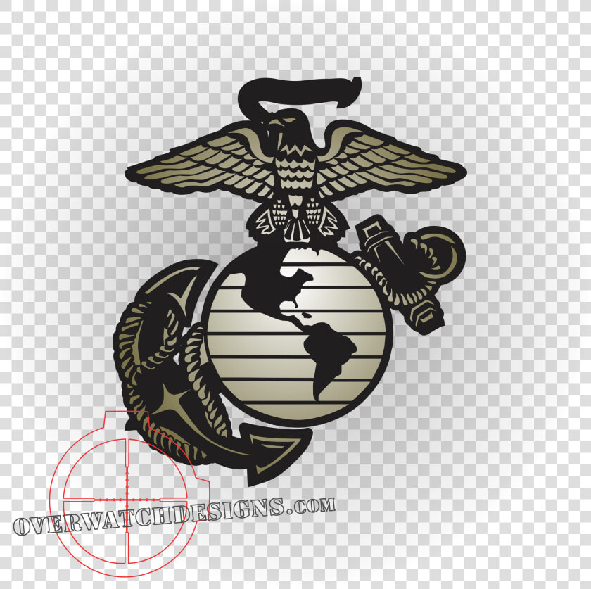 Eagle  Globe  And Anchor Decal United States Marine   Eagle Globe And Anchor Designs  HD Png DownloadTransparent PNG