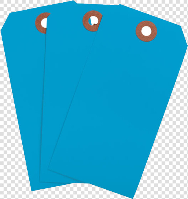 Brady Blank Paper Tag Range Blue   Art Paper  HD Png DownloadTransparent PNG