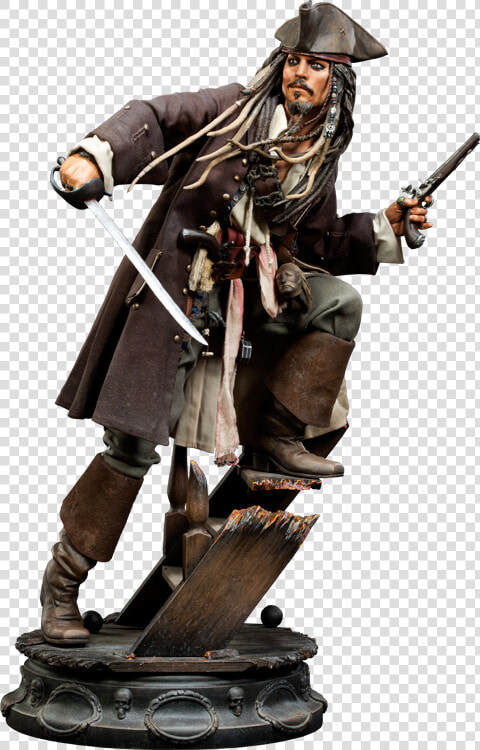 Jack Sparrow Png Image Background   Pirates Of The Caribbean Statue  Transparent PngTransparent PNG