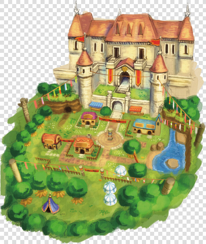 Tfh Hytopia Castle And Town Artwork   Zelda Hytopia  HD Png DownloadTransparent PNG