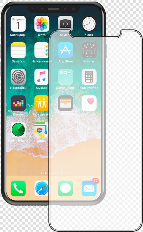 Защитное Стекло Iphone X xs Переднее   Iphone X  HD Png DownloadTransparent PNG