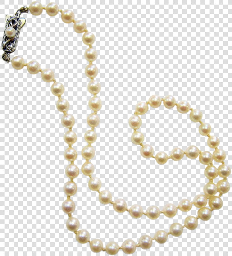 Mikimoto Saltwater Akoya Pearl Necklace With Sterling   Mikimoto  HD Png DownloadTransparent PNG