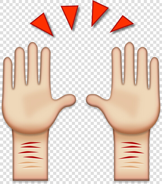 These Abused Emojis   Praise Hand Emoji Png  Transparent PngTransparent PNG