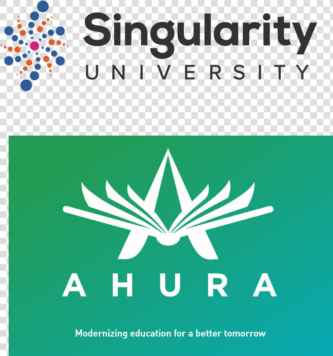 Ahura Ai Singularity University Partnership Logo   Graphic Design  HD Png DownloadTransparent PNG