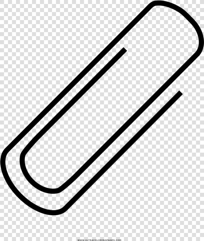 Paper Clip Coloring Page   Paper Clip Coloring Pages  HD Png DownloadTransparent PNG