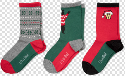 3 pack Kids Holiday Crew Socks   Sock  HD Png DownloadTransparent PNG