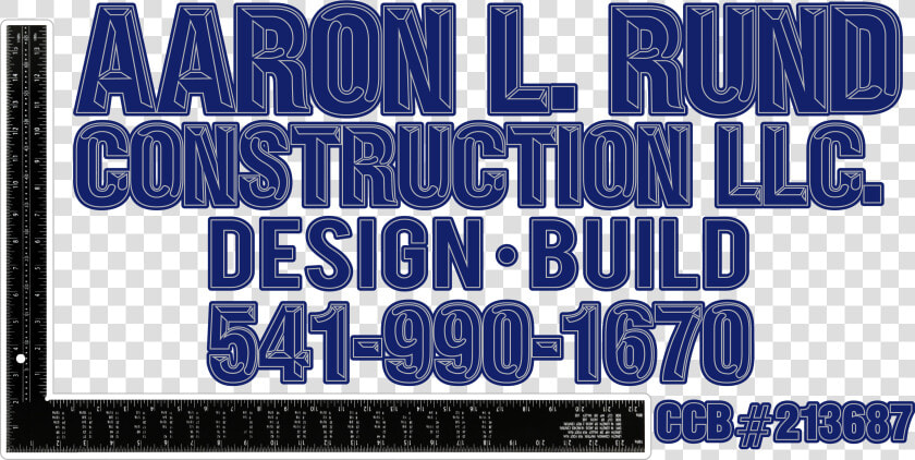 Aaron L Rund Construction   Poster  HD Png DownloadTransparent PNG