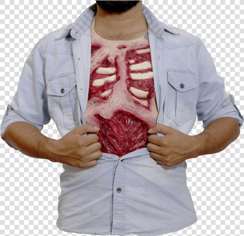 Zombie Flesh Chest Piece   Blood Chest Png  Transparent PngTransparent PNG