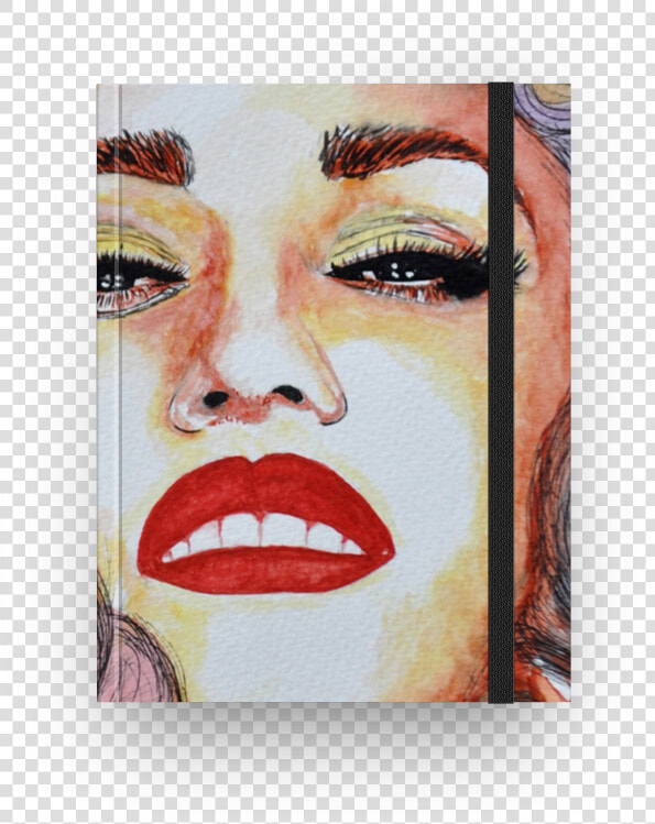 Caderno Gwen Stefani Em Aquarela De Margarete Bomna   Modern Art  HD Png DownloadTransparent PNG