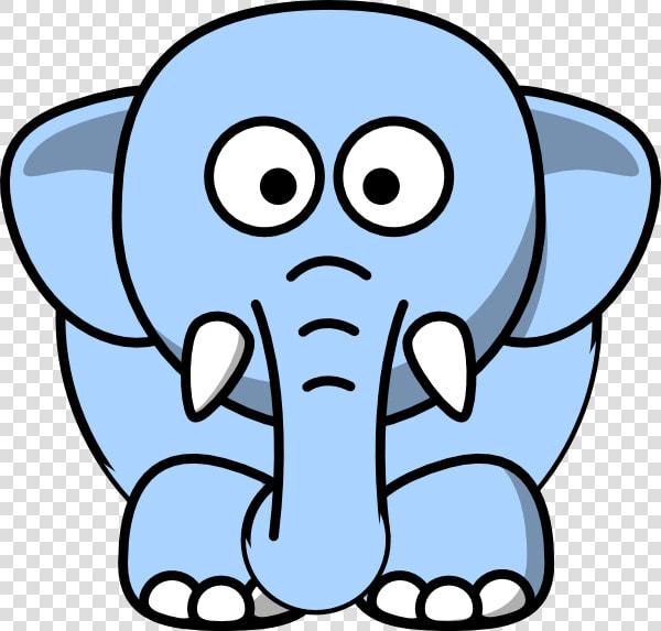 Baby Elephant Clipart Blue   Light Blue Elephant  HD Png DownloadTransparent PNG