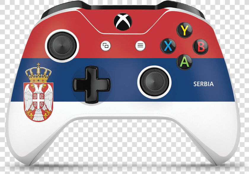 Xbox One Serbia Flag Controller Skin   Xbox Iran Controller  HD Png DownloadTransparent PNG