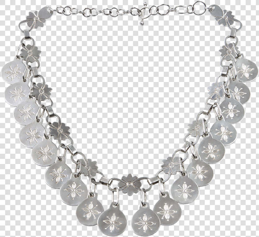 Silver Necklace Nature Mapuche Sterling Chile Lagrimas   Necklace  HD Png DownloadTransparent PNG