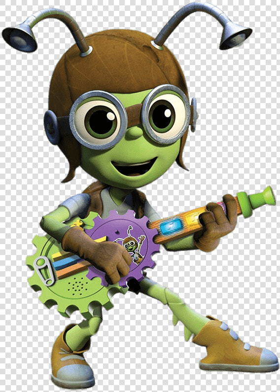 Beat Buts Crick On His Guitar   Crick From Beat Bugs  HD Png DownloadTransparent PNG