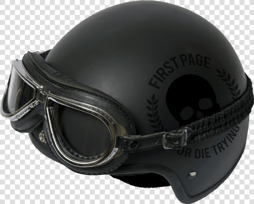 Biker Helmet With First Page Or Die Trying Decal   Hard Hat  HD Png DownloadTransparent PNG