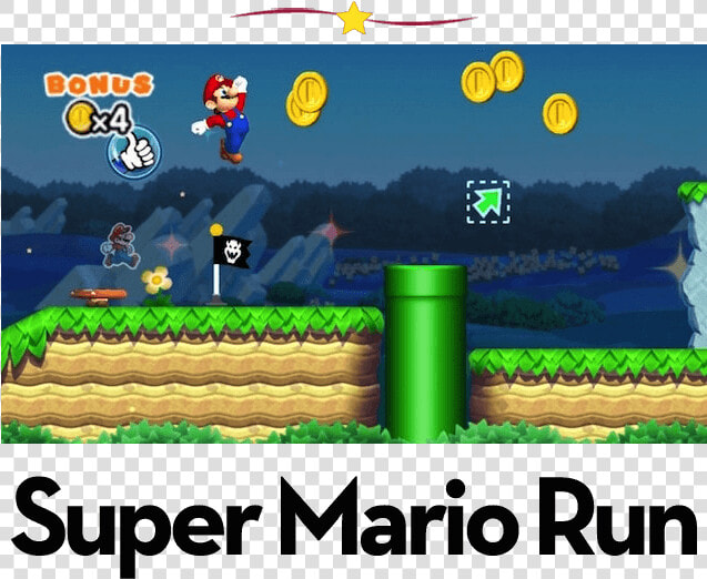 In Super Mario Run  Mario Runs Forward Of His Own Accord   Super Mario Run Game Play  HD Png DownloadTransparent PNG