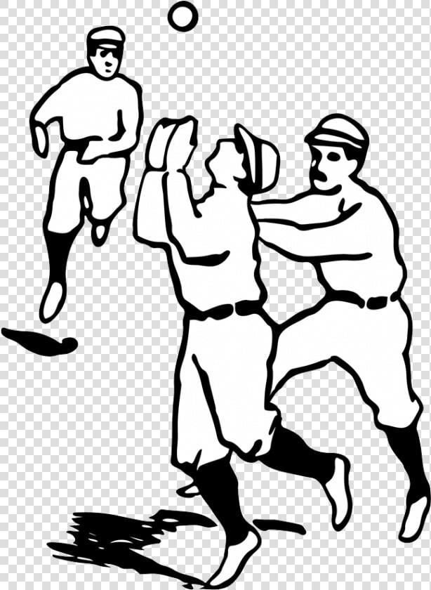 Baseball Sketch Of Players   Clip Art  HD Png DownloadTransparent PNG