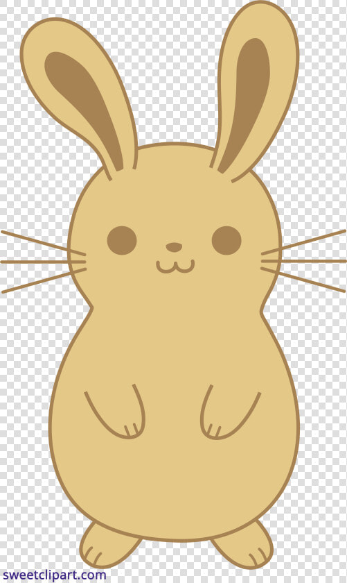 Jpg Black And White Bunnies Clipart Simple   Cartoon Bunny Transparent  HD Png DownloadTransparent PNG