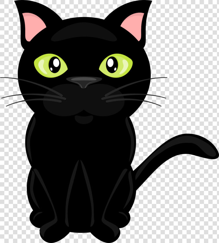 Tabby Cat Clipart Baby Cat   Cute Black Cat Clip Art  HD Png DownloadTransparent PNG