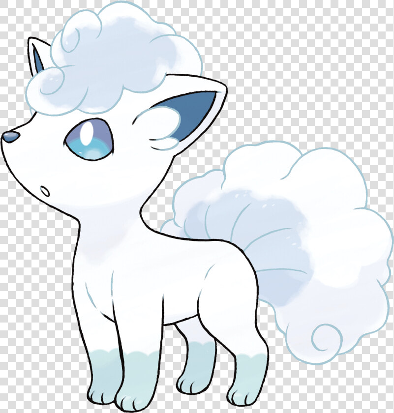 Alolan Vulpix Artwork   Vulpix Alola Form  HD Png DownloadTransparent PNG