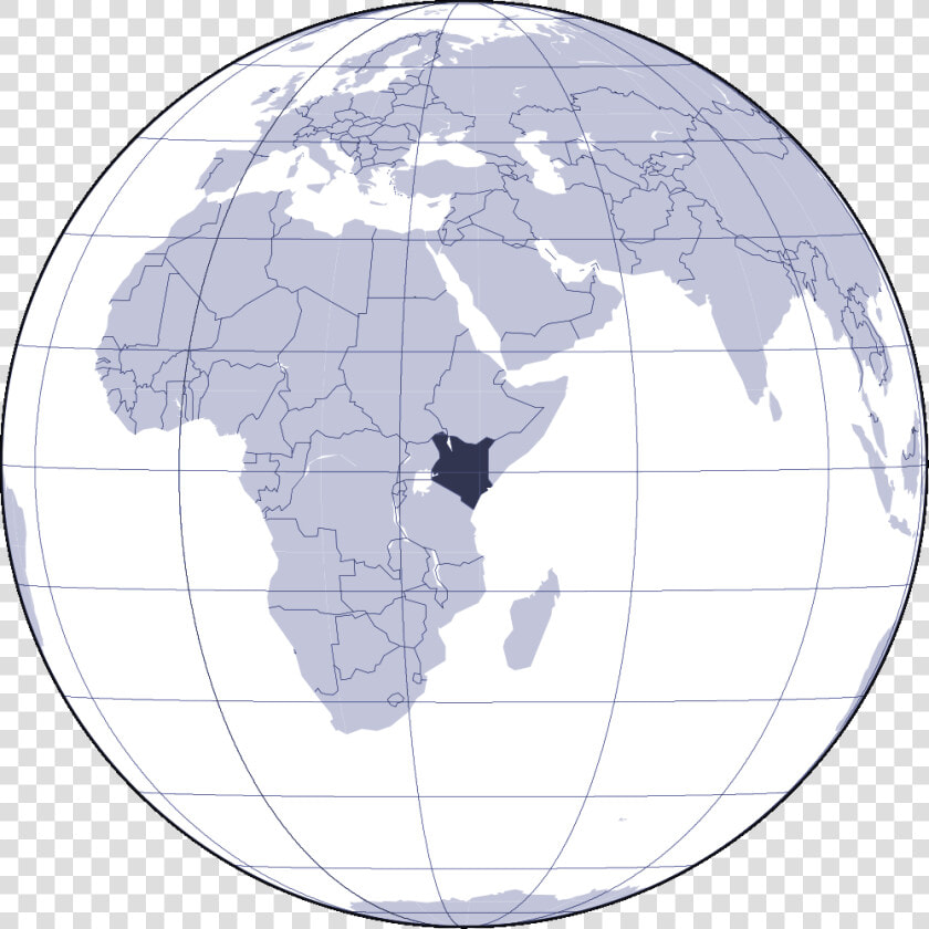 Where Is Kenya Located Large Map   World Map  HD Png DownloadTransparent PNG