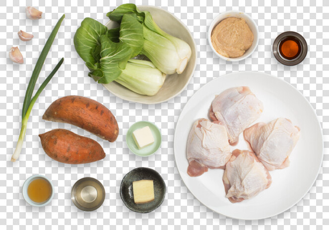 Miso honey Chicken With Roasted Sweet Potatoes  amp  Bok   Superfood  HD Png DownloadTransparent PNG