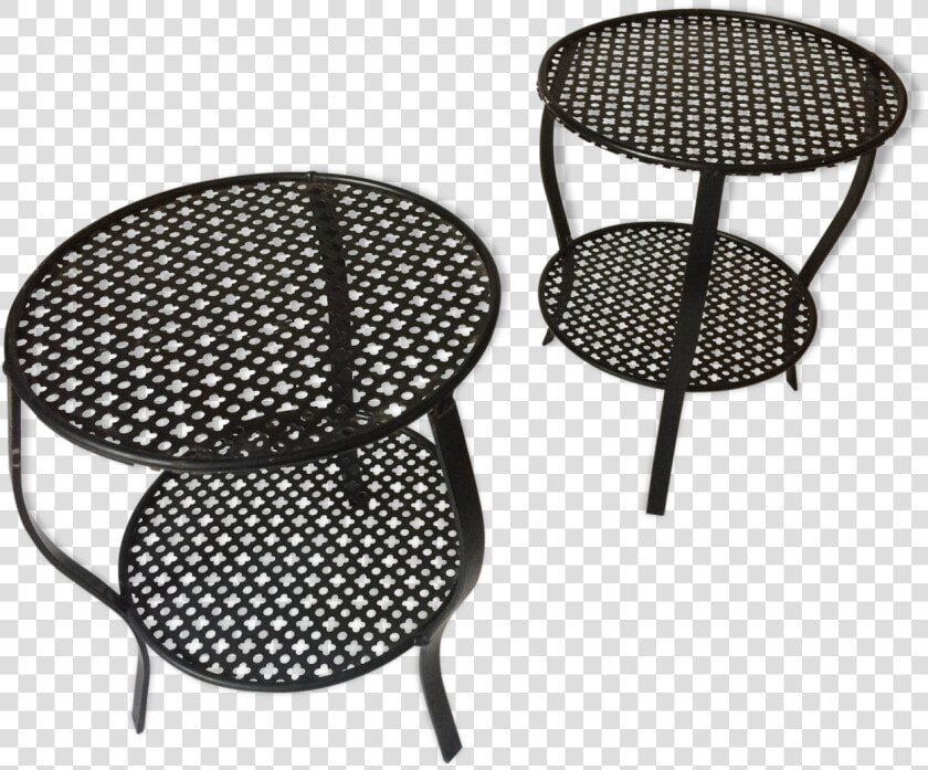 Pair Of Perforated Metal Plant Holders Src Https   Chair  HD Png DownloadTransparent PNG