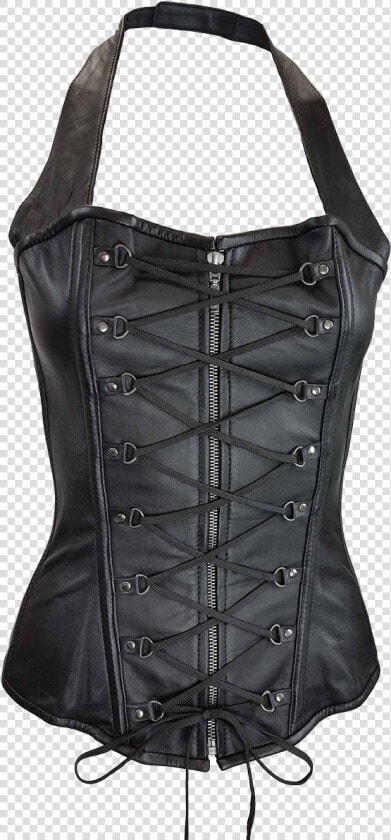 Zipper Halter Corset  HD Png DownloadTransparent PNG