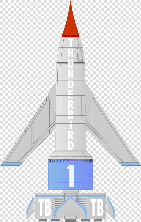 Free Spaceship Free Download Clipart   Thunderbird 1 Transparent  HD Png DownloadTransparent PNG