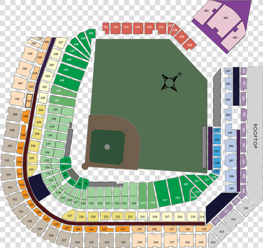 Section Coors Field Seating Chart  HD Png DownloadTransparent PNG