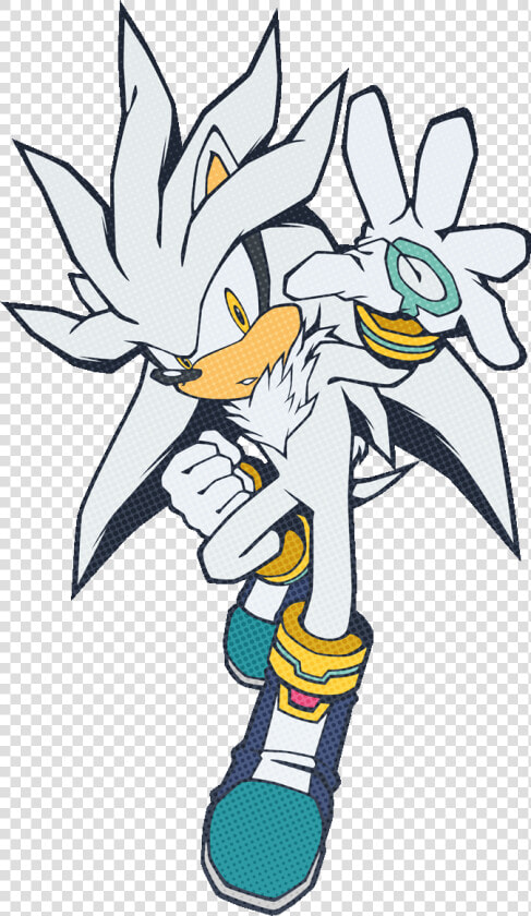 Silver Drawing Shadow   Draw Silver The Hedgehog  HD Png DownloadTransparent PNG