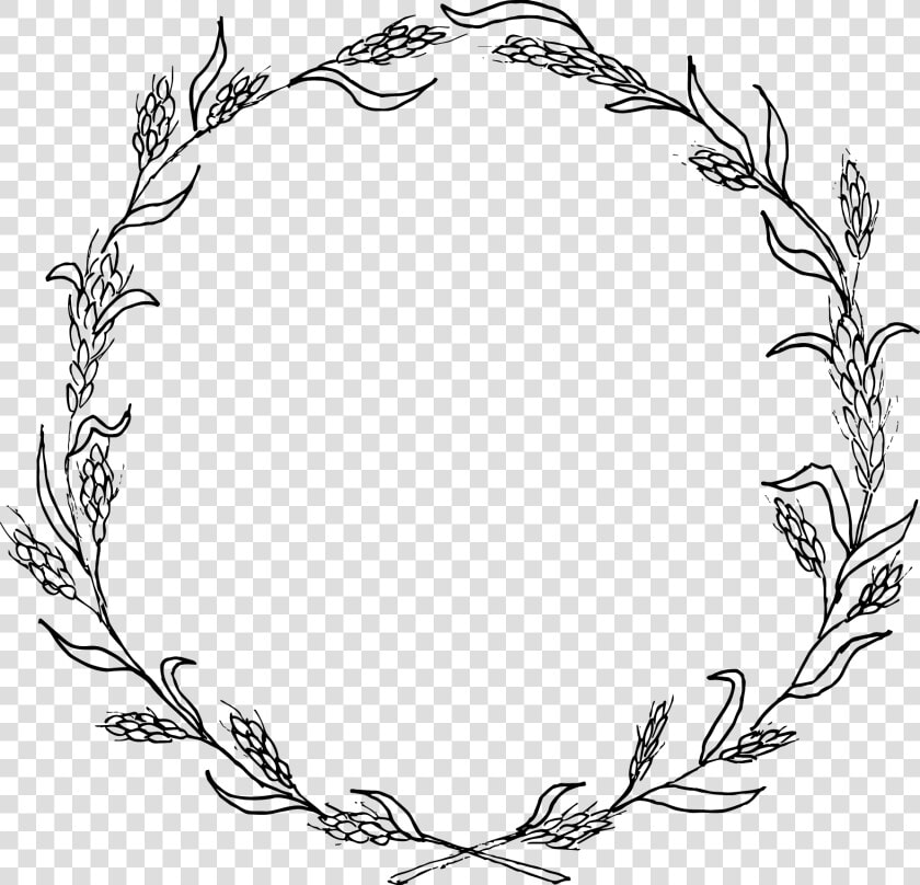 Wreath Portable Network Graphics Clip Art Vector Graphics   Wreath Flower Png Black And White  Transparent PngTransparent PNG