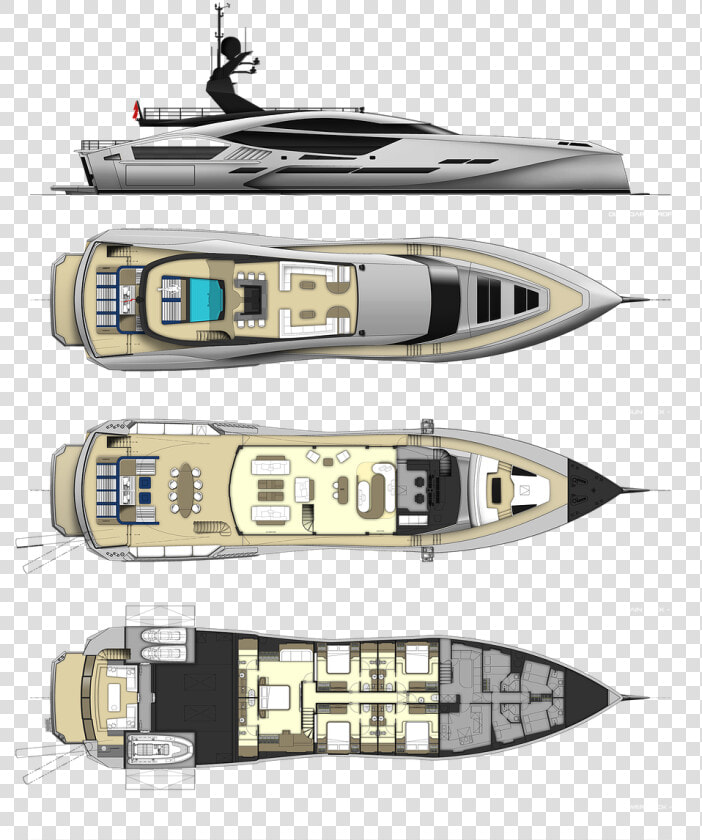 Diagram Of The Palmer Johnson Pj120 Charts  amp  Graphs   Super Yacht Khalilah Plan  HD Png DownloadTransparent PNG