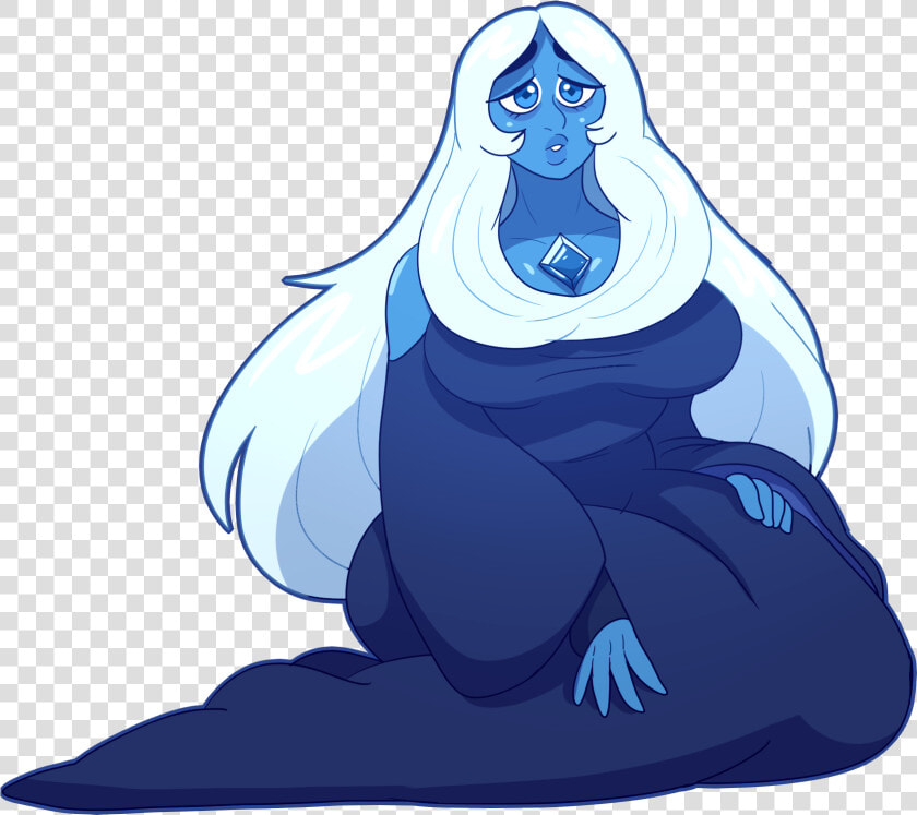 Blue Diamond   Sad Blue Diamond Steven Universe  HD Png DownloadTransparent PNG