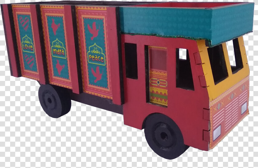 Indian Truck   Cutlery Holder   Truck  HD Png DownloadTransparent PNG