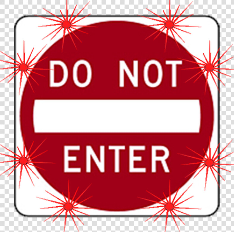 Image Logo For Lighted Roadway Signs   Printable Do Not Enter Sign  HD Png DownloadTransparent PNG