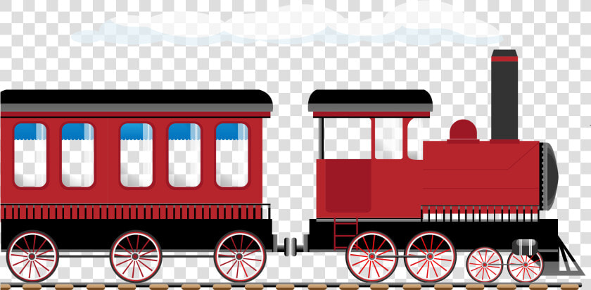 Train Rail Transport Steam Locomotive Illustration   Steam Train Illustration  HD Png DownloadTransparent PNG