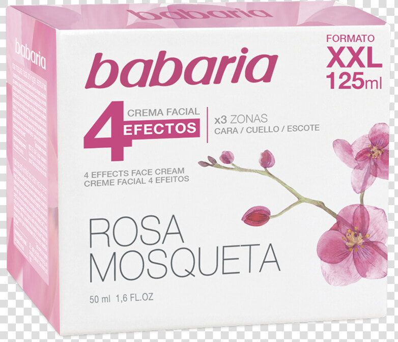 Crema Facial 4 Efectos De Babaria   Babaria  HD Png DownloadTransparent PNG