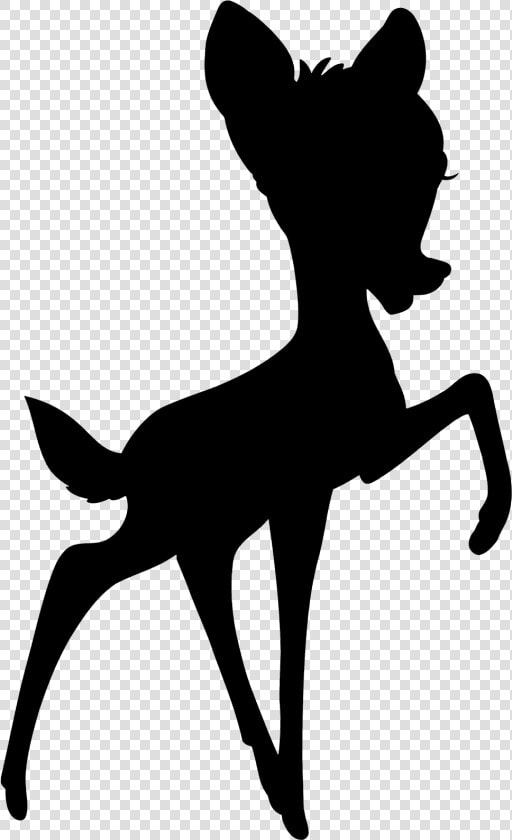 Bambi Silhouette The Walt Disney Company Faline Art   Redbubble Sticker Bambi  HD Png DownloadTransparent PNG