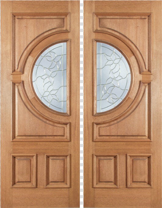 Escon Philippine Mahogany With Raised Moulding On One   One Side Wooden Door  HD Png DownloadTransparent PNG