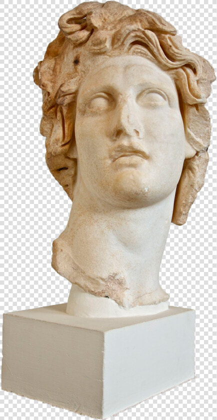 Testa Di Helios  Museo Archeologico Di Rodi   Vaporwave Statue Png  Transparent PngTransparent PNG