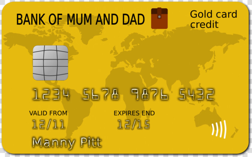 A Common Credit Card Among Teens   Credit Card Sticker  HD Png DownloadTransparent PNG