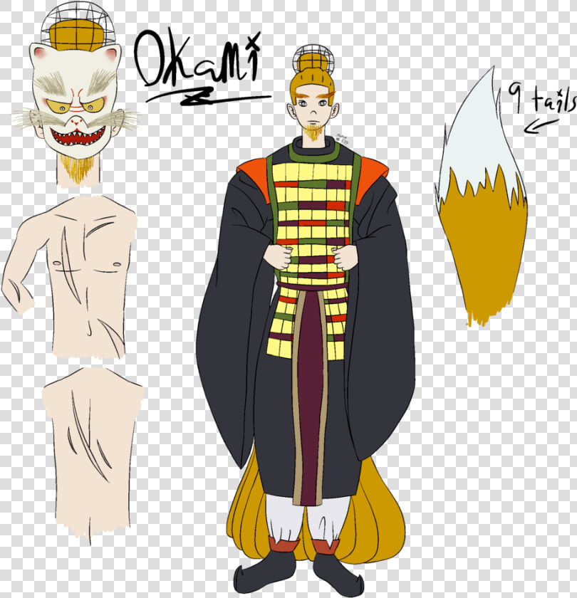 Okami Character Ref   Illustration  HD Png DownloadTransparent PNG