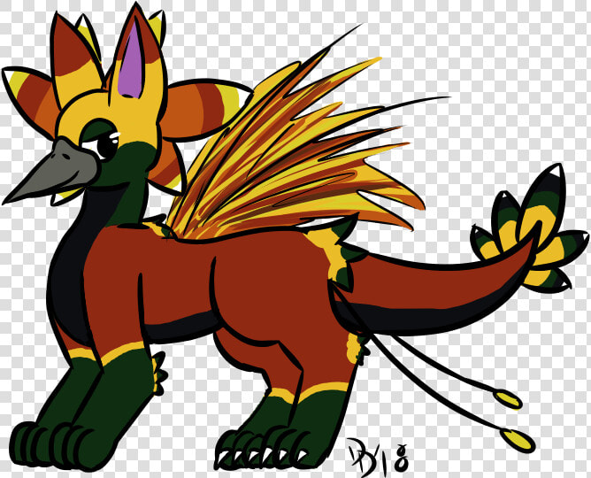 Greater Bird Of Paradise Fauxgryff Custom  HD Png DownloadTransparent PNG