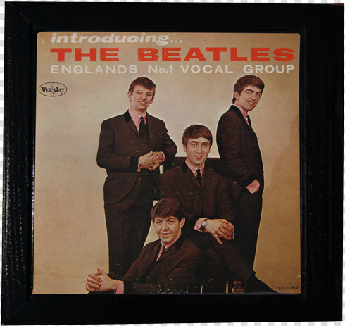 Black Album Frame   Introducing The Beatles Album Cover  HD Png DownloadTransparent PNG