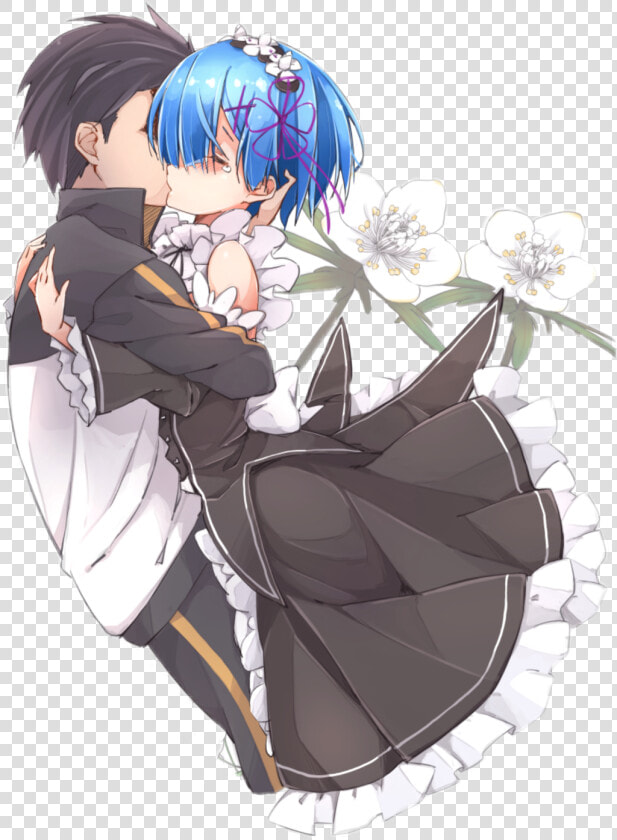  sticker  rem  subaru  rezero  ship   Re Zero Rem X Subaru  HD Png DownloadTransparent PNG