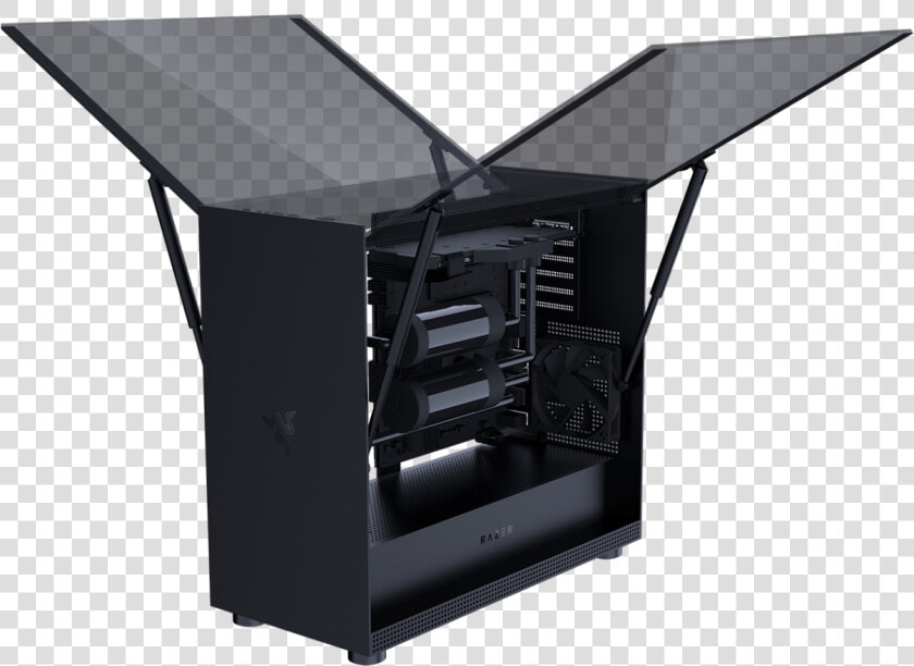 New Razer Tomahawk Pc Gaming Chassis With Chroma Lighting   New Razer Pc Case  HD Png DownloadTransparent PNG