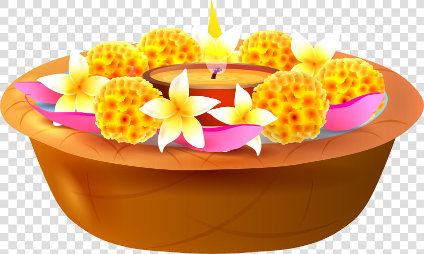 Floating Candles Png   Ganesh Chaturthi Decoration Png  Transparent PngTransparent PNG