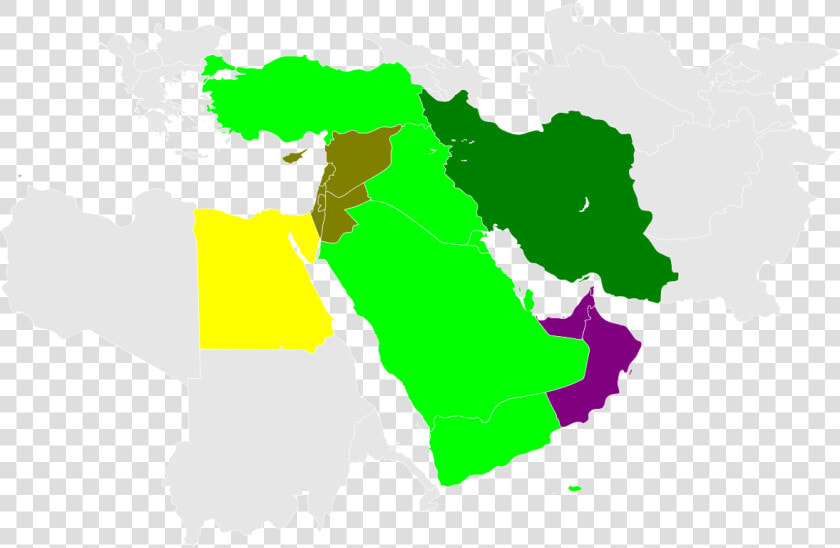 Middle East Map Powerpoint  HD Png DownloadTransparent PNG