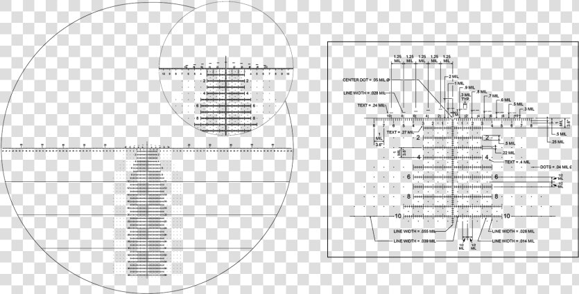 Horus 59 Reticle And Subtensions  HD Png DownloadTransparent PNG